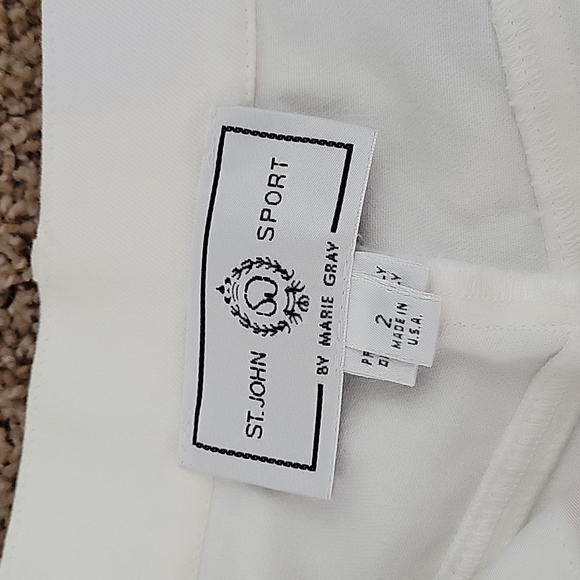 ST. JOHN Sport by Marie Gray  cotton Twill ladies trousers - Picture 7 of 9